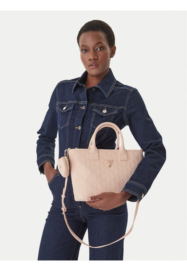 Guess Torebka J6GZ37 WR200 Różowy. Kolor: różowy. Materiał: skórzane