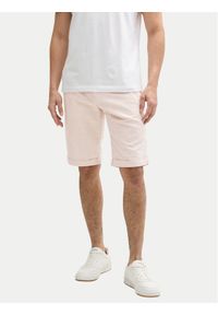 Tom Tailor Szorty materiałowe 1044715 Beżowy Regular Fit. Kolor: beżowy. Materiał: len