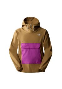 Kurtka The North Face Fanorak Class V 0A5338IAE1 - brązowa. Typ kołnierza: kaptur. Kolor: brązowy. Materiał: materiał, elastan, nylon #1