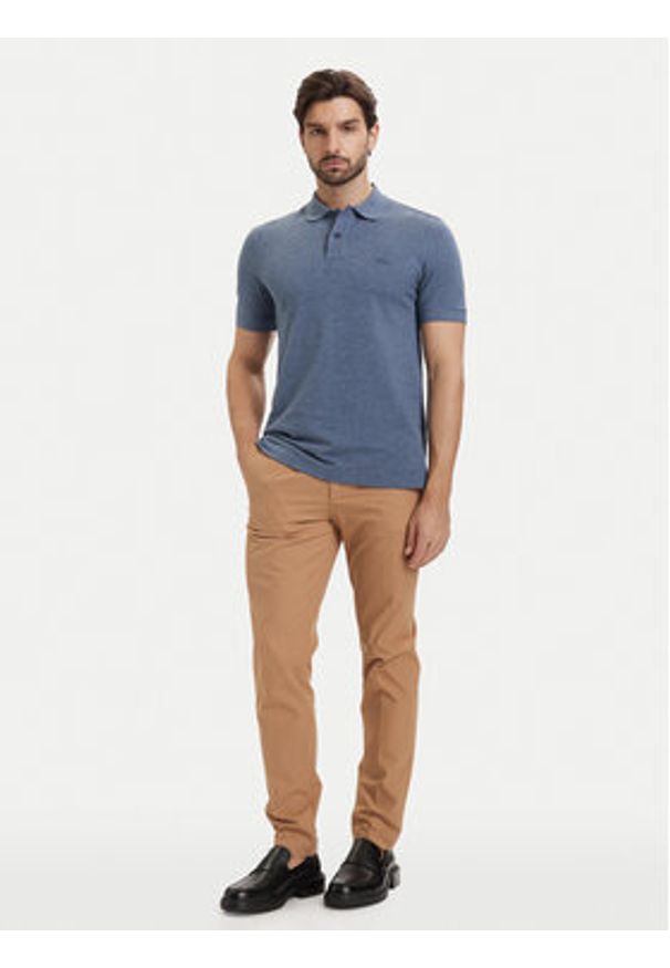 BOSS Polo Pallas 50553564 Niebieski Regular Fit. Typ kołnierza: polo. Kolor: niebieski. Materiał: bawełna