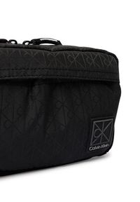 Calvin Klein Kosmetyczka Emblem Aop Washbag LV04D1208G Czarny. Kolor: czarny. Materiał: materiał #2