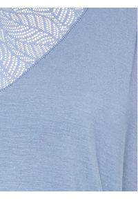 Femilet by Chantelle Koszulka piżamowa FNA550 Niebieski Regular Fit. Kolor: niebieski. Materiał: wiskoza