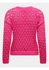 only - ONLY Sweter Linda 15311772 Różowy Regular Fit. Kolor: różowy. Materiał: syntetyk #4