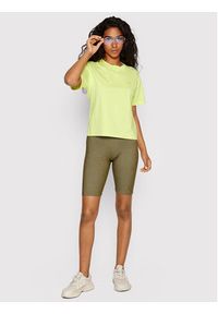 Adidas - adidas Szorty sportowe 2 Colored Rib HF2105 Zielony Slim Fit. Kolor: zielony. Materiał: bawełna, syntetyk #4