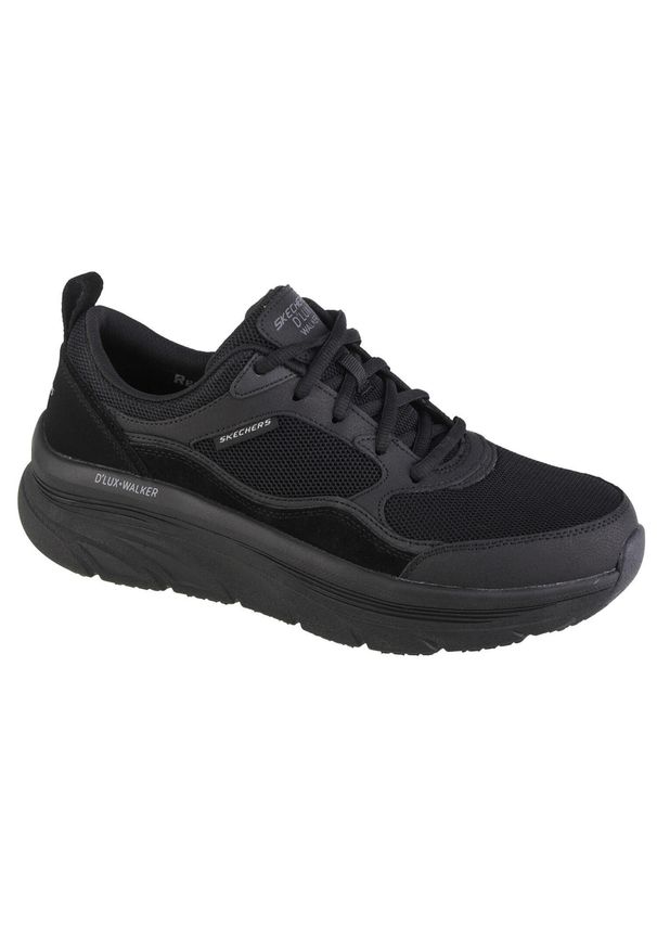 skechers - Buty do chodzenia męskie, Skechers D'Lux Walker New Moment. Kolor: czarny. Sport: turystyka piesza