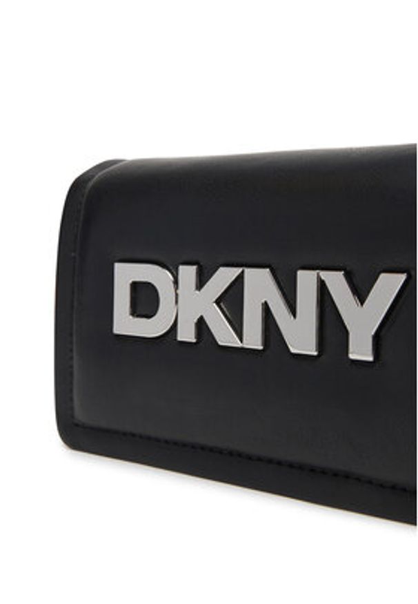 DKNY Torebka R44GZB74 Czarny. Kolor: czarny. Materiał: skórzane