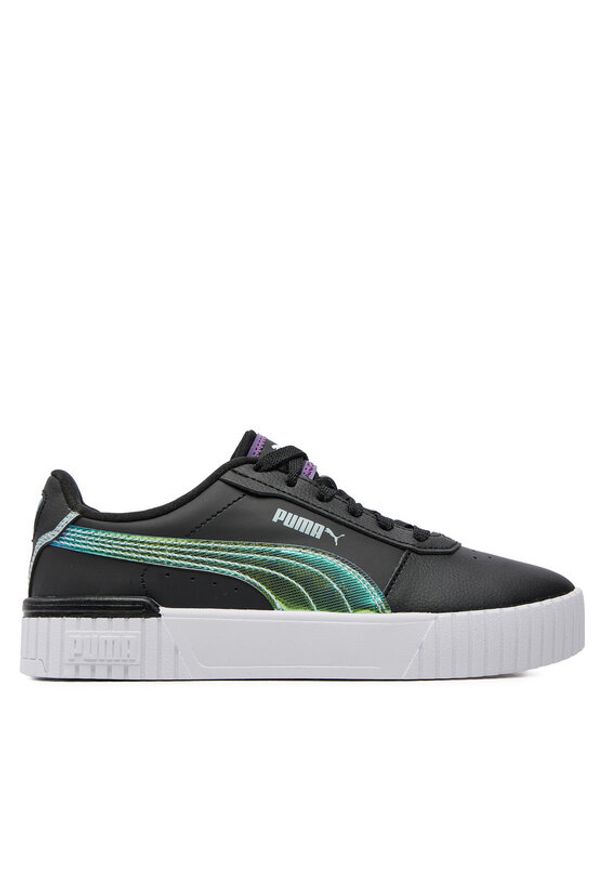 Puma Sneakersy Carina 2.0 Deep Dive Jr 396545-02 Czarny. Kolor: czarny. Materiał: skóra