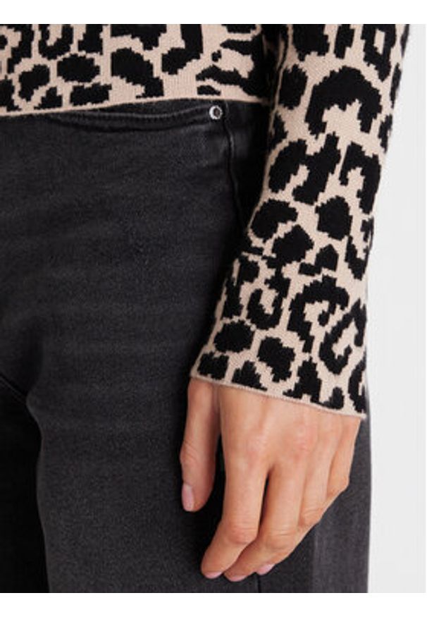 Morgan Kardigan 252-MBOLEO Beżowy Regular Fit. Kolor: beżowy. Materiał: wiskoza, syntetyk