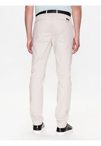 Calvin Klein Chinosy Modern Twill K10K110979 Beżowy Slim Fit. Kolor: beżowy. Materiał: bawełna #3