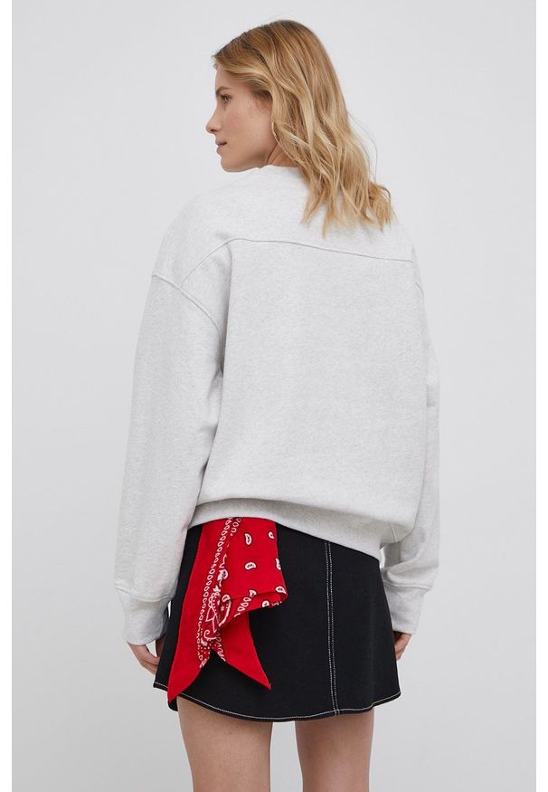 Levi's® - Levi's bluza bawełniana damska kolor szary melanżowa. Okazja: na spotkanie biznesowe. Kolor: szary. Materiał: bawełna. Długość rękawa: długi rękaw. Długość: długie. Wzór: melanż. Styl: biznesowy