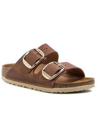 Birkenstock Klapki Arizona Big Buckle 1011073 Brązowy. Kolor: brązowy. Materiał: skóra #7