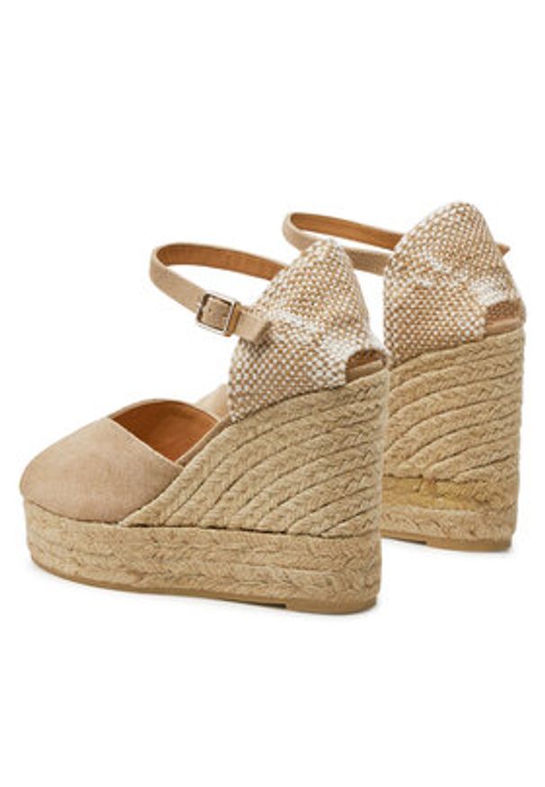 Castañer Espadryle Bianca/8Ed/002 022235 Beżowy. Kolor: beżowy. Materiał: materiał