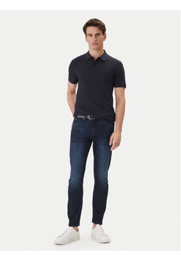 BOSS Jeansy H-Delaware 50555263 Granatowy Slim Fit. Kolor: niebieski