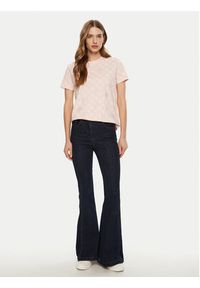 Guess T-Shirt V4YI04 I3Z14 Różowy Regular Fit. Kolor: różowy. Materiał: bawełna #3