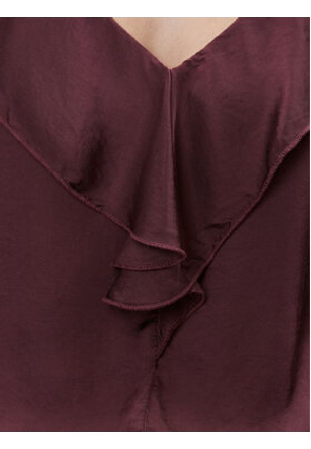 Dixie Bluzka C239Z015A Fioletowy Regular Fit. Kolor: fioletowy. Materiał: wiskoza