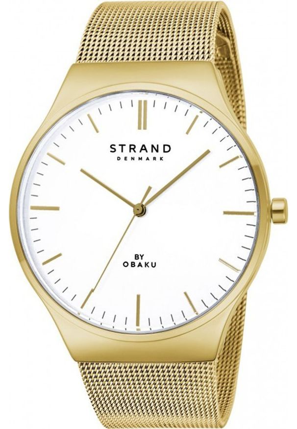 Zegarek Strand Zegarek damski Strand S717LXGWMG złoty. Kolor: złoty