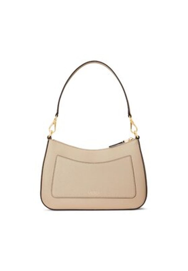 Lauren Ralph Lauren - LAUREN RALPH LAUREN Torebka 431883768029 Beżowy. Kolor: beżowy. Materiał: skórzane
