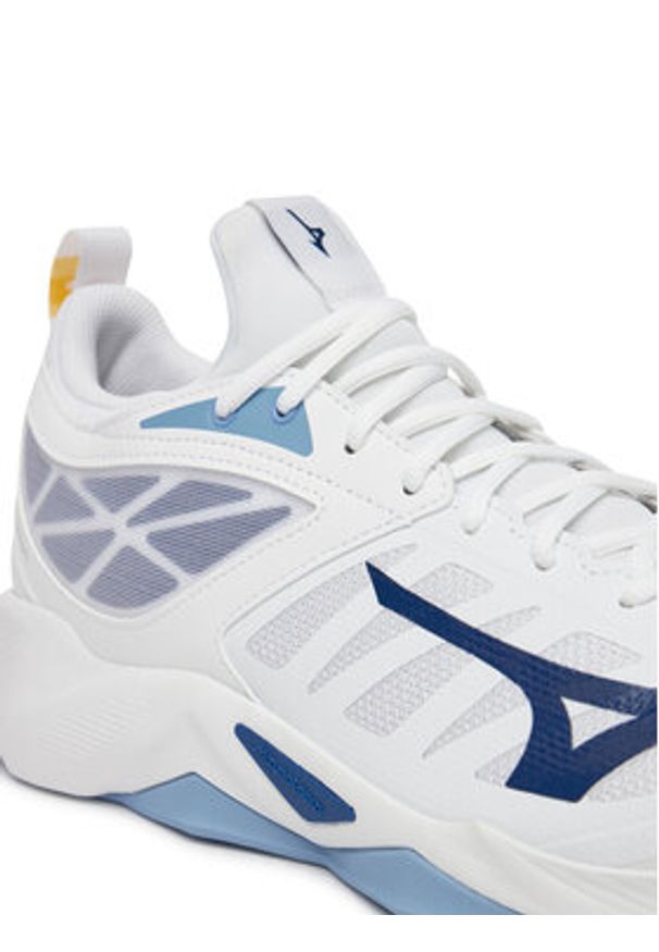 Mizuno Buty halowe Wave Dimension V1GA2240 Biały. Kolor: biały. Materiał: materiał. Model: Mizuno Wave