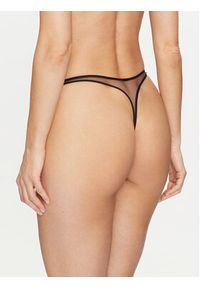 Calvin Klein Underwear Stringi 000QF7753E Czarny. Kolor: czarny. Materiał: syntetyk