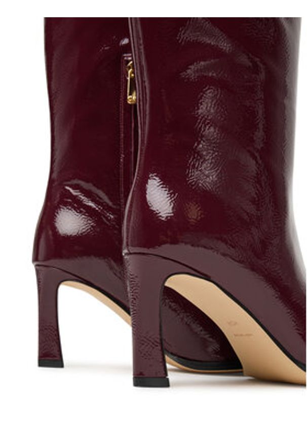 MICHAEL Michael Kors Kozaki Darrah 40F5DRMB5A Czerwony. Kolor: czerwony. Materiał: skóra, lakier