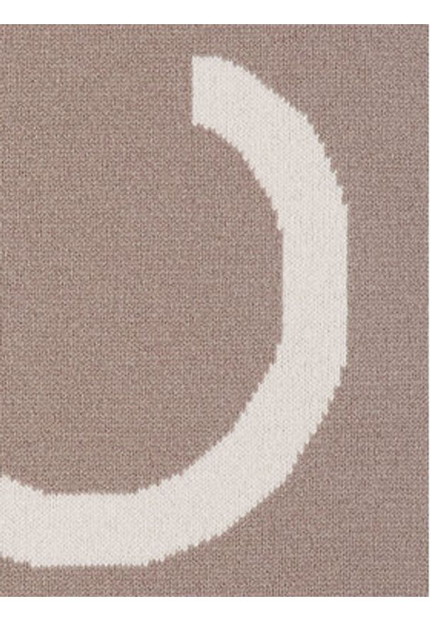 Calvin Klein Szalik K60K612605 Beżowy. Kolor: beżowy. Materiał: wełna