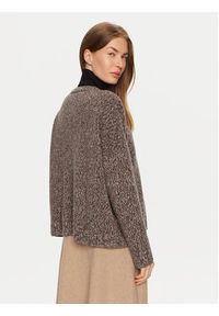 Weekend Max Mara Sweter Moxa 2425366252 Brązowy Oversize. Kolor: brązowy. Materiał: wełna