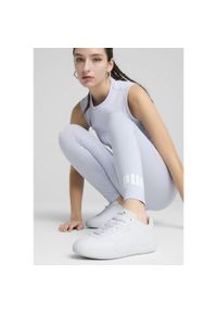 Puma - Legginsy damskie z logo No. 1 ESS PUMA Cool Weather Blue. Kolor: niebieski. Materiał: guma. Wzór: nadruk