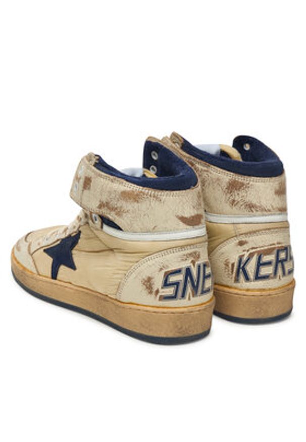 GOLDEN GOOSE - Golden Goose Sneakersy Sky Star GMF00230.F003339.10357 Beżowy. Kolor: beżowy. Materiał: skóra