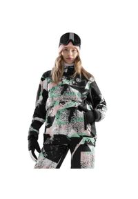 SIROKO - Kurtka snowboardowa damska W1-W Crest. Kolor: wielokolorowy. Materiał: materiał, softshell. Sport: snowboard