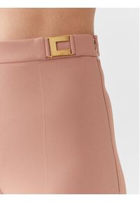 Elisabetta Franchi Spodnie materiałowe PA-005-36E2-V280 Różowy Slim Fit. Kolor: różowy. Materiał: syntetyk #4