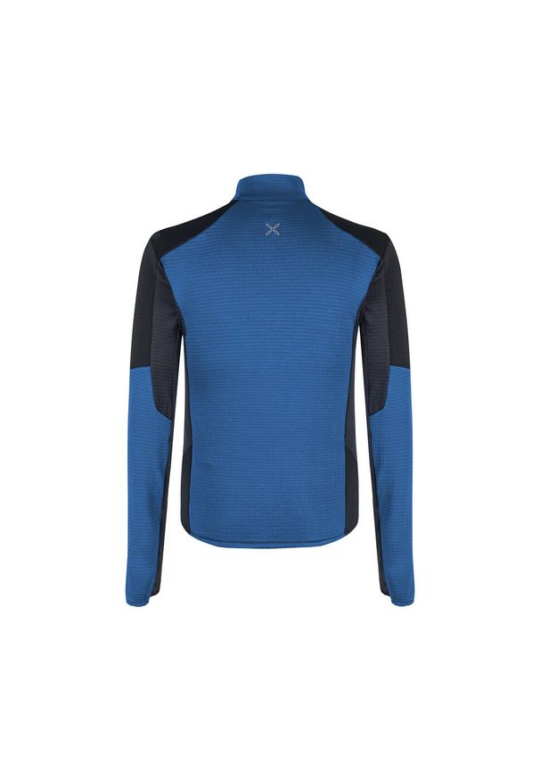 MONTURA - Bluza softshellowa męska Montura Stretch Color Maglia rozpinana. Kolor: niebieski