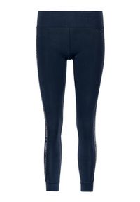 TOMMY HILFIGER - Tommy Hilfiger Legginsy UW0UW00563 Granatowy Slim Fit. Kolor: niebieski. Materiał: bawełna #6