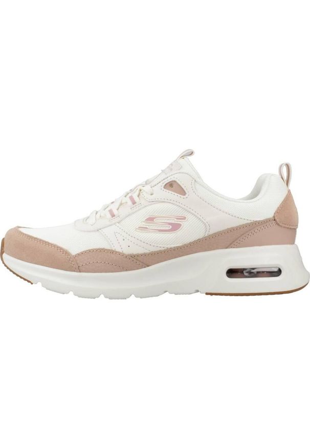 skechers - Tenisówki Skechers Model Skech-air Court Kolor Beżowy. Kolor: beżowy. Materiał: tkanina, skóra