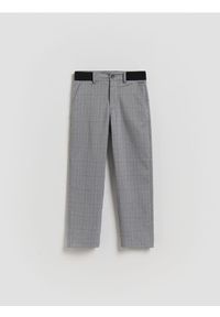 Reserved - Spodnie slim - jasnoszary. Kolor: szary. Materiał: tkanina, wiskoza #1