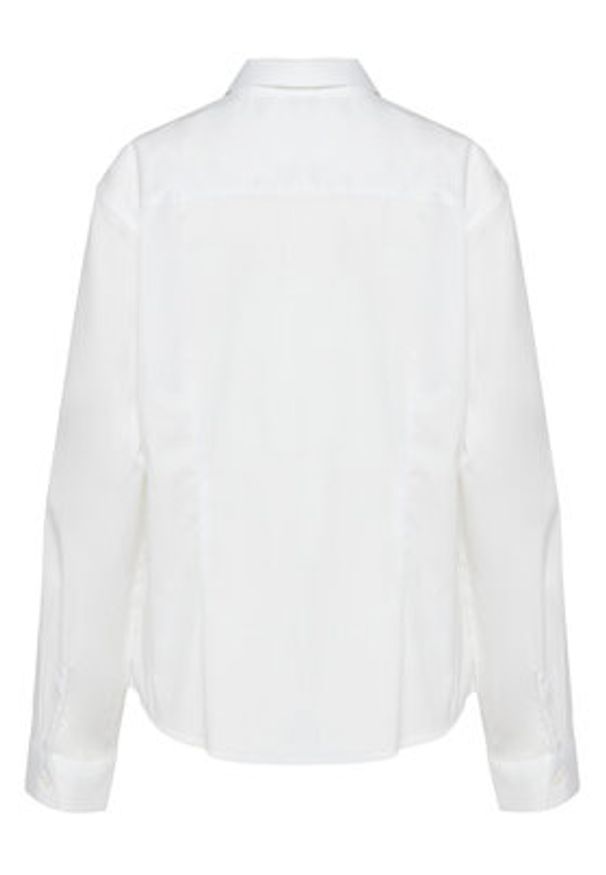 Guess Koszula W5RH31 WAF10 Biały Regular Fit. Kolor: biały. Materiał: bawełna