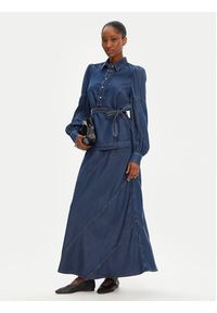 Munthe Spódnica maxi Parson 252122225207 Niebieski Regular Fit. Kolor: niebieski. Materiał: lyocell #3