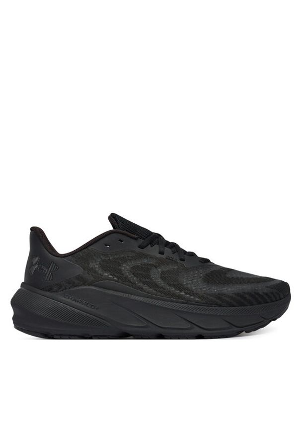 Under Armour Buty do biegania UA Charged+ Turbulence 3 6006717 003 Czarny. Kolor: czarny. Materiał: materiał