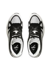 Calvin Klein Jeans Sneakersy Chunky Runner Vibram Lth Mix YM0YM00719 Biały. Kolor: biały. Materiał: materiał #5