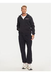 TOMMY HILFIGER - Tommy Hilfiger Bluza Flag Embro MW0MW35540 Granatowy Regular Fit. Kolor: niebieski. Materiał: syntetyk, bawełna #4