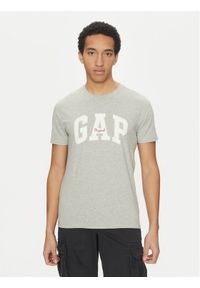 GAP - Gap T-Shirt 542246-00 Szary Regular Fit. Kolor: szary. Materiał: bawełna