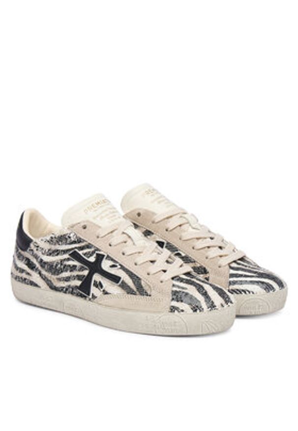 Premiata Sneakersy Stevend Var 8053 Czarny. Kolor: czarny. Materiał: skóra