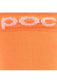 POC Skarpety wysokie unisex Fluo Sock Mid 65142 9050 Pomarańczowy. Kolor: pomarańczowy. Materiał: materiał #3