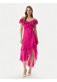 Morgan Sukienka koktajlowa 251-RJOLIE Różowy Regular Fit. Kolor: różowy. Materiał: syntetyk. Styl: wizytowy #1