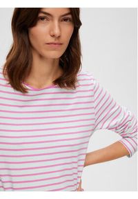 Selected Femme Bluzka Essential 16087915 Różowy Regular Fit. Kolor: różowy. Materiał: bawełna #2