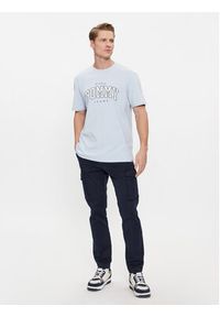 Tommy Jeans T-Shirt Varsity DM0DM18287 Błękitny Regular Fit. Kolor: niebieski. Materiał: bawełna #4