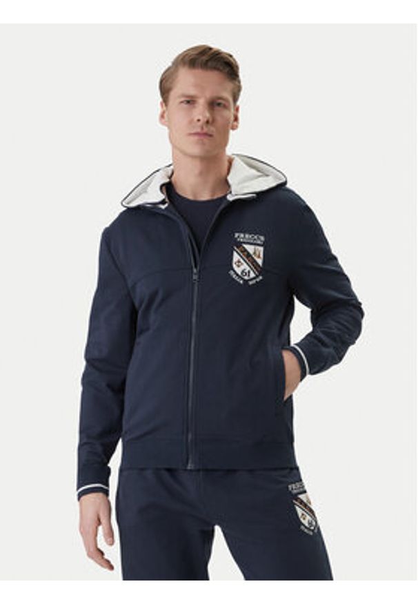 Aeronautica Militare Dres 261TF0115UF00674 Granatowy Regular Fit. Kolor: niebieski. Materiał: bawełna