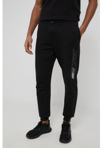 TOMMY HILFIGER - Tommy Hilfiger Spodnie bawełniane męskie kolor czarny z nadrukiem. Kolor: czarny. Materiał: bawełna. Wzór: nadruk #3