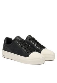 DKNY Trampki York Perf Lace UP K4533691 Czarny. Kolor: czarny. Materiał: skóra #6
