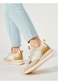 Pepe Jeans Sneakersy Blur Sour PLS60007 Beżowy. Kolor: beżowy. Materiał: materiał