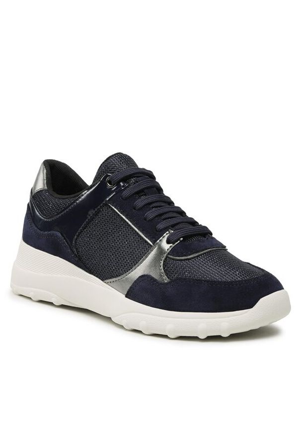 Geox Sneakersy D Alleniee A D35LPA 0AS22 C4002 Granatowy. Kolor: niebieski. Materiał: materiał